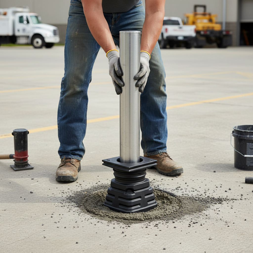 Premium Socket Fitting for Removable Street Bollards - Secure and Durable Installation Solution