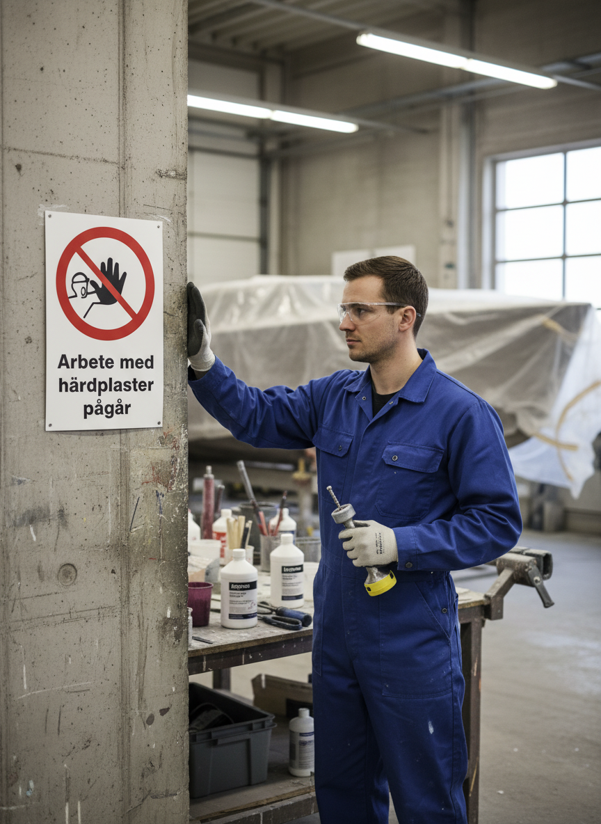 Professional Safety Sign for Hazardous Work Areas - Multiple Material Options and Sizes Available