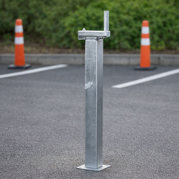 Retractable Telescopic Parking Bollard – 735mm H – Commercial Use