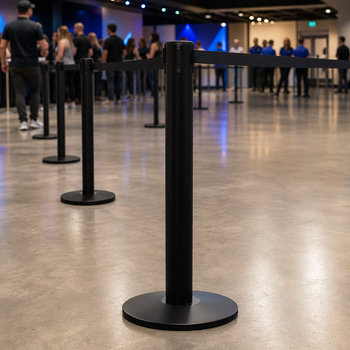 QueuePro 400 Belt Barrier System with 10.6m Length for Event Spaces