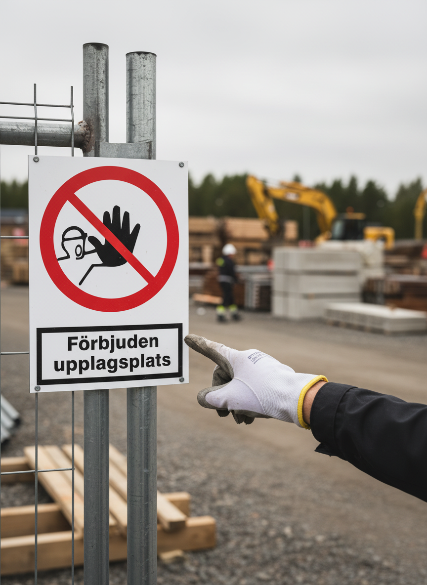 Professional Prohibition Sign - Multiple Materials and Sizes for Clear Workplace Safety Messaging