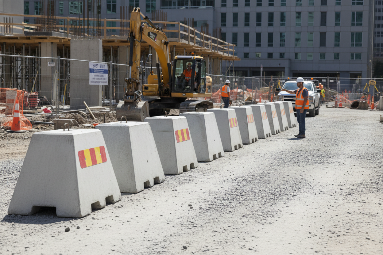 Professional Heavy Duty Concrete Foundation for 60mm Poles - 600kg Stability with Handling Options