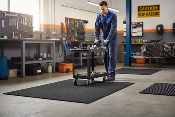 Premium Industrial Anti-Slip Mat 10m Roll - Extreme Slip Resistance, Ergonomic Design, Durable Vinyl Construction