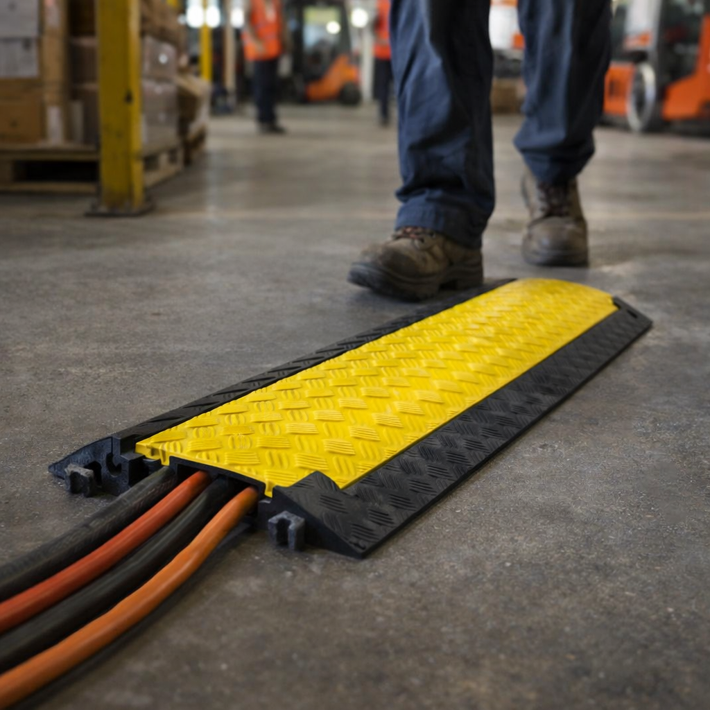 Cable Protector – 3 Channel – 2000kg Capacity – Indoor/Outdoor