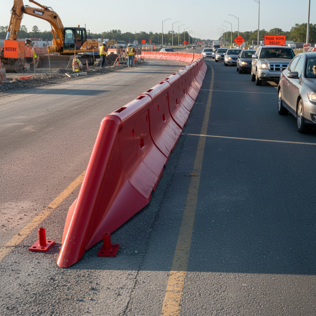 Heavy Duty Crash Tested Road Barrier for Start and Finish Sections - Durable and Reliable... - side view | Barriers Co