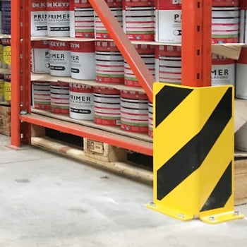 Black Bull Pallet Rack Protector – Forklift Impact Guard