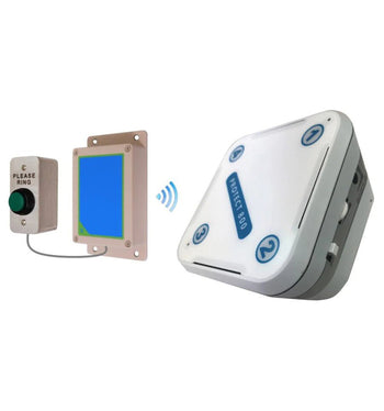 Wireless Doorbell With 'Please Ring' Push Button & Std Receiver