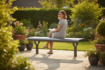 Premium Backless Bench 1500mm - Durable Steel Construction for Outdoor Spaces - High-Quality Professional Grade for Industrial and Commercial Appli...