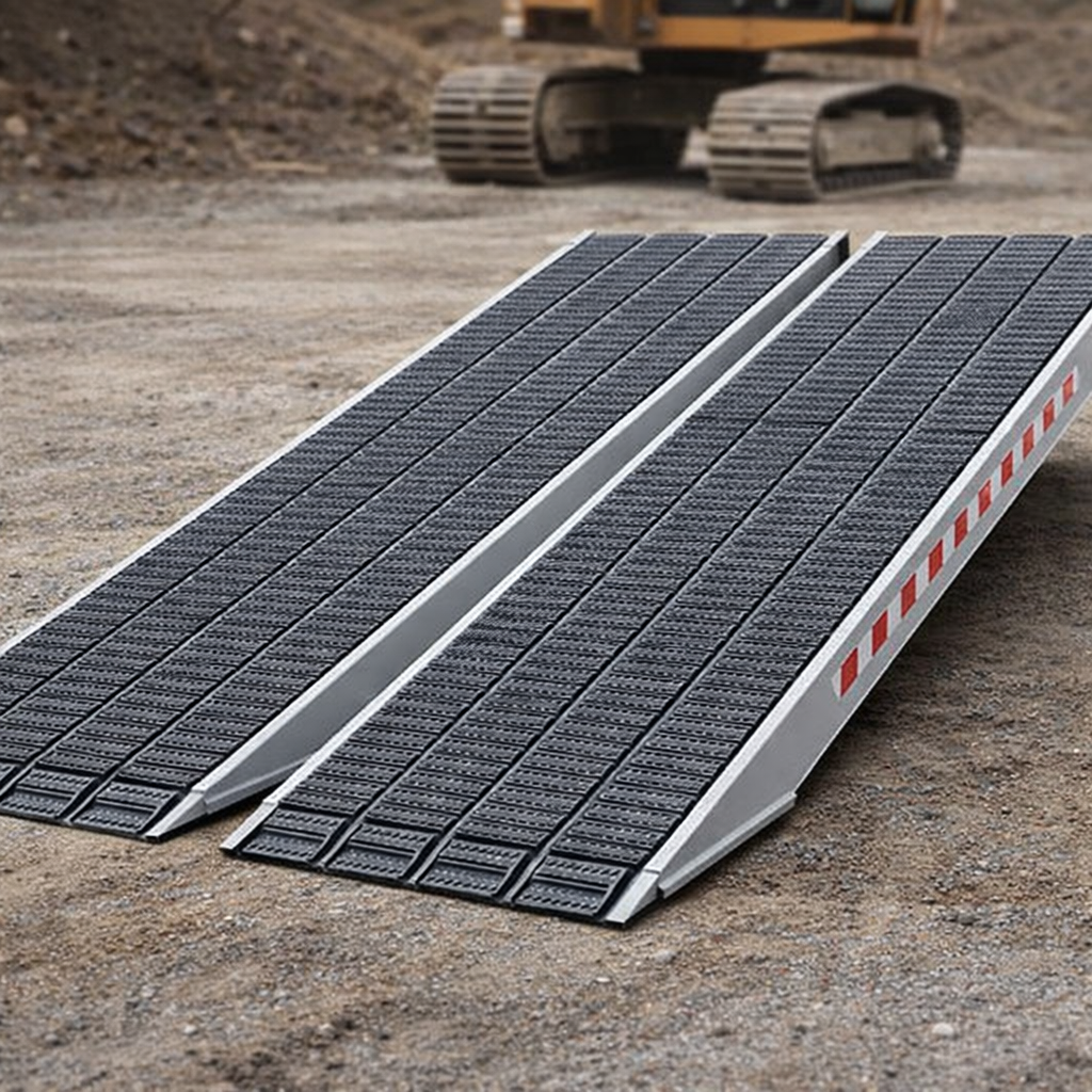 Steel Track Ramps 2500mm x 480mm - 17,500kg Capacity