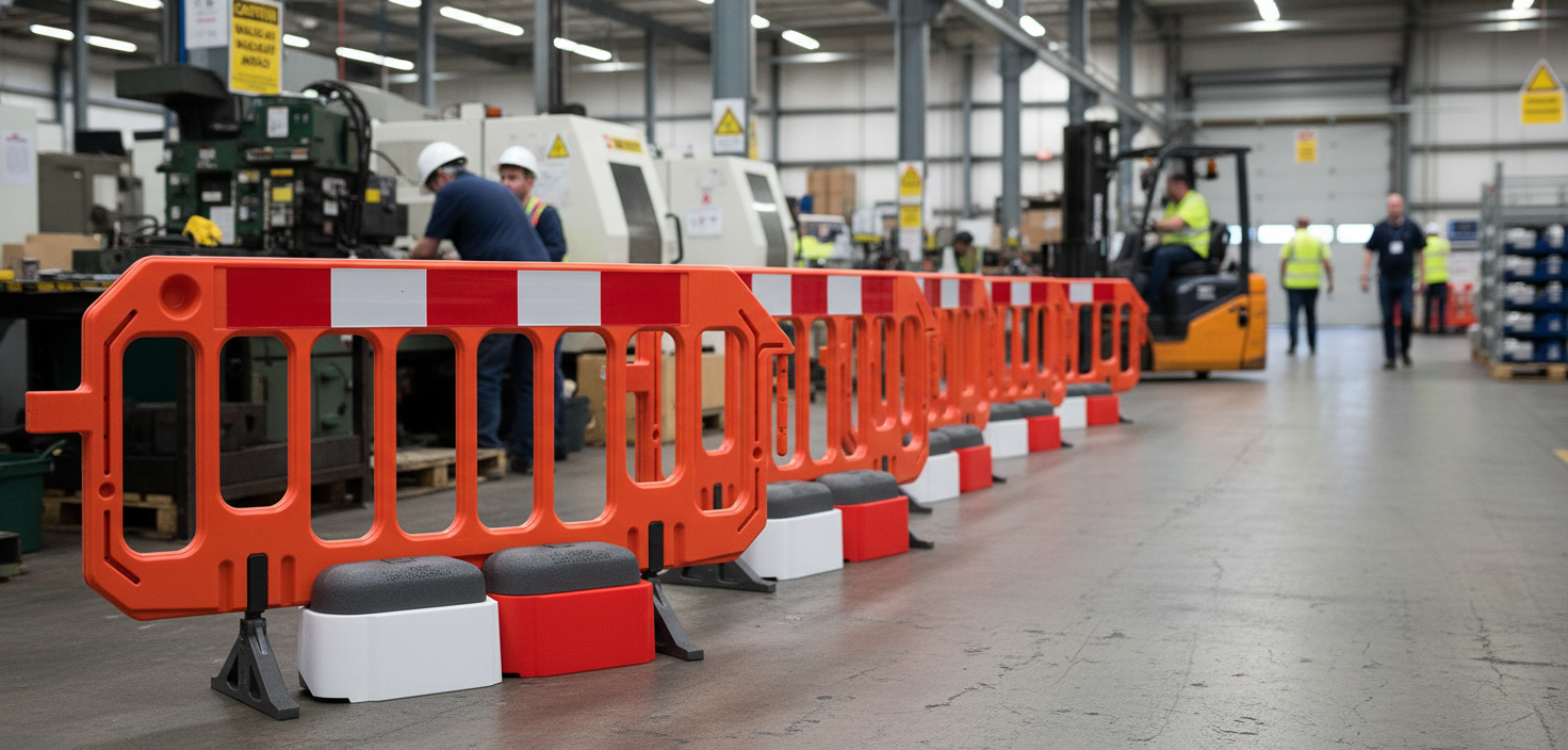 Premium Additional Weight for Plastic Guard Barrier - Wind Resistance Up to 17.6 m/s