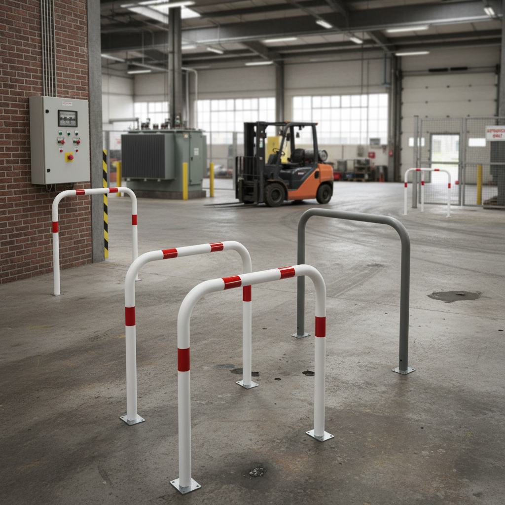 Premium Heavy Duty Steel Hoop Barriers Ø 60 mm for Access Control and Vehicle Protection