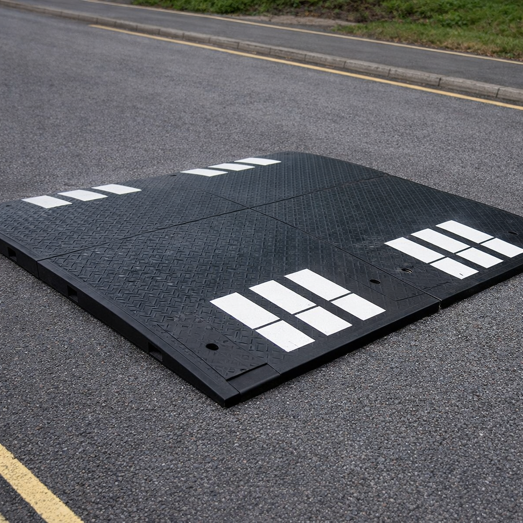 Speed Cushion – 2000mm x 1800mm x 65mm – High Capacity – Road Safety
