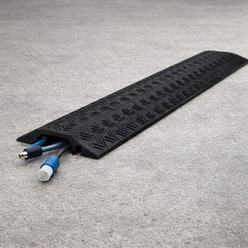 Drop-Over Cable Protector – Black – Heavy Duty – Pedestrian Traffic