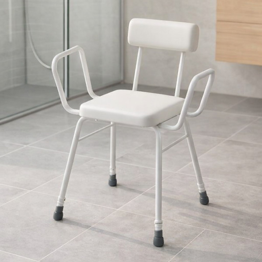 Perching Stool – Adjustable Height – 165kg Capacity – Indoor Use