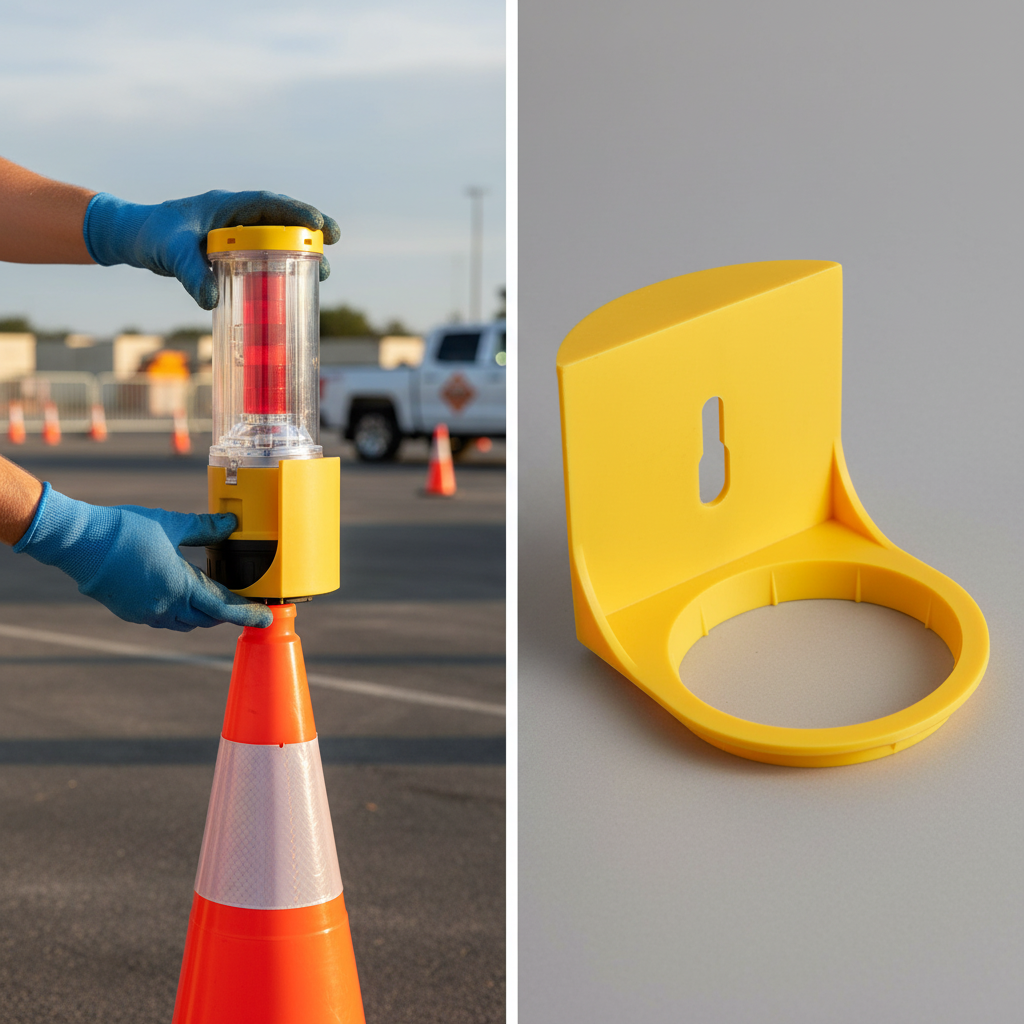 Premium Universal Cone Lamp Bracket - Heavy Duty Construction for Versatile Mounting Solutions