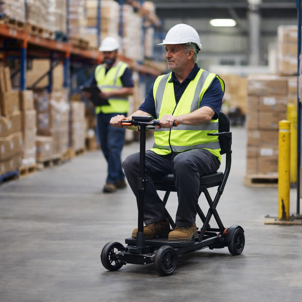 Carbon Fibre Mobility Scooter – 15.4kg Lightweight – Indoor/Outdoor Use