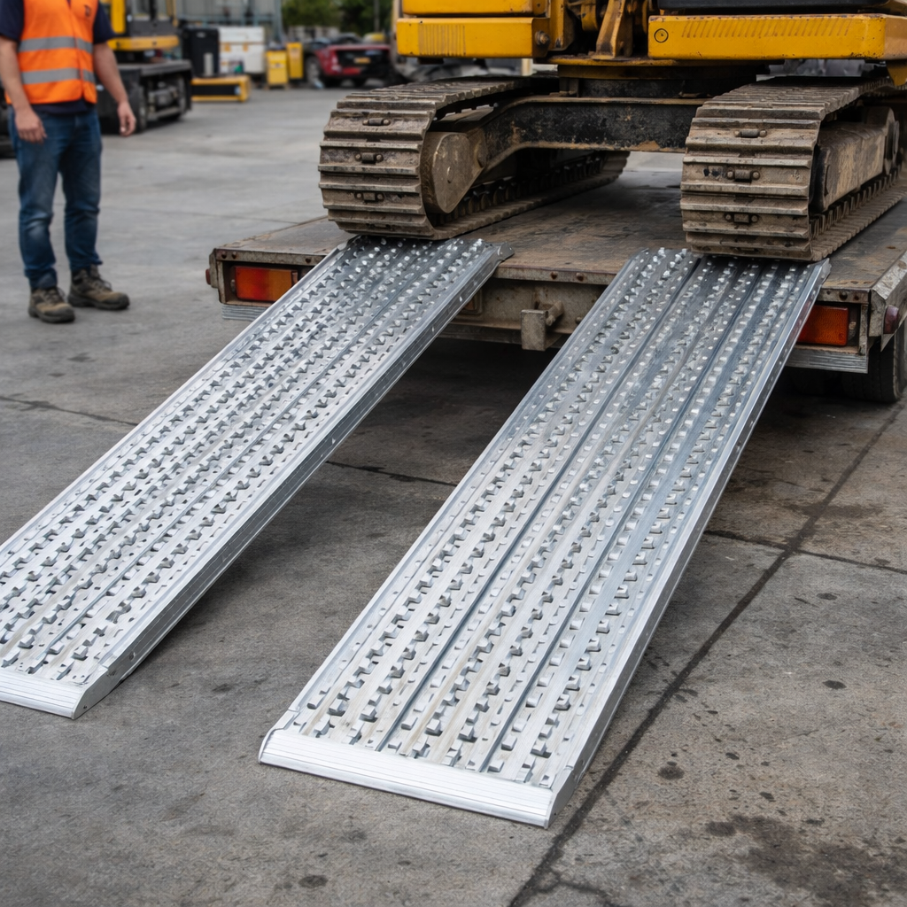 Heavy Duty Loading Ramps – 1000mm x 600mm – 58,000kg Capacity – Industrial Use
