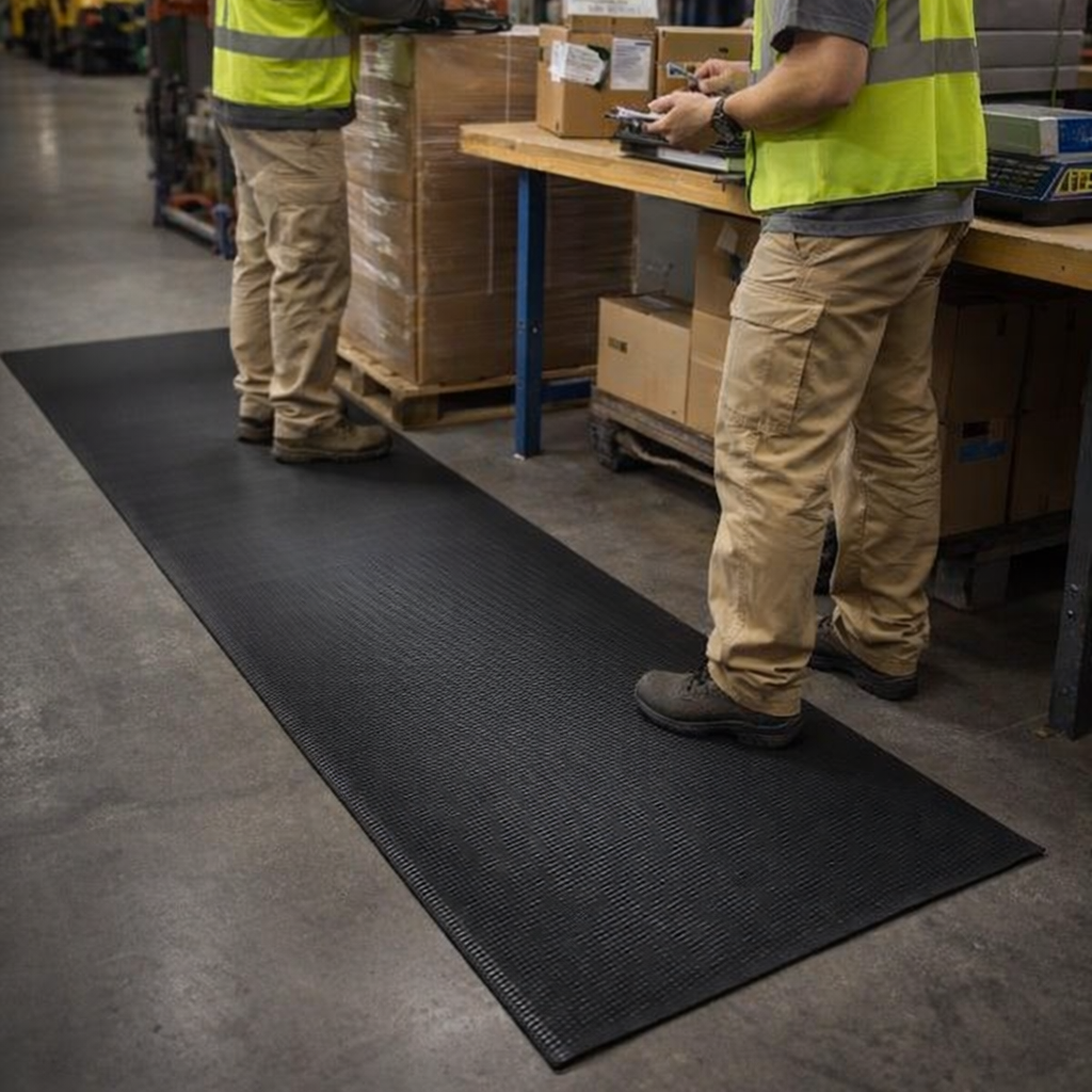 Anti-Fatigue Mat – Black – 9.4mm Thick – Light Duty