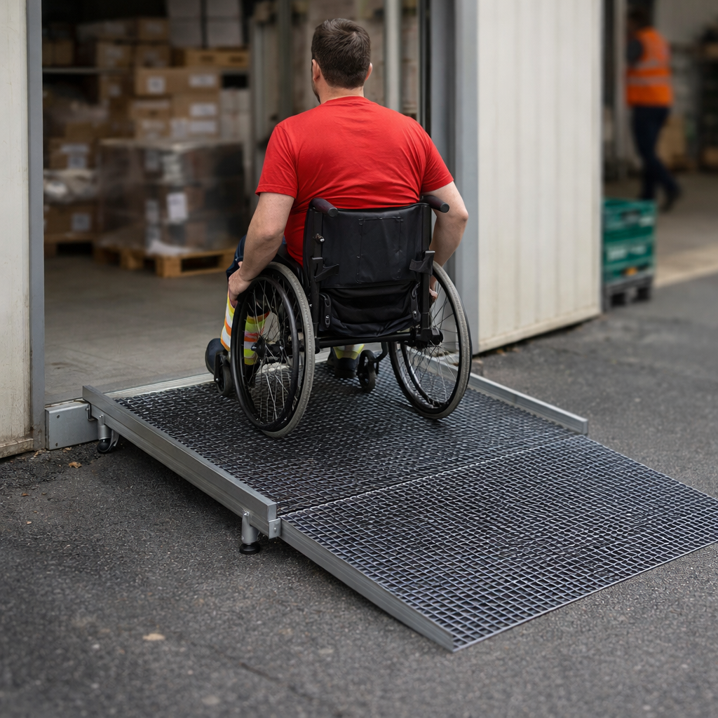 Aluminium Modular Ramp Kit – 900mm x 1000mm – No Handrails – Wheelchair Access