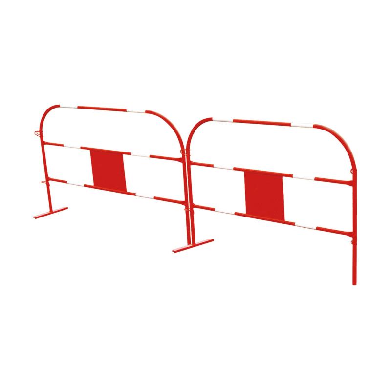 Steel Site Safety Barrier Economical, Reflective, and Easy-to-Deploy Solution