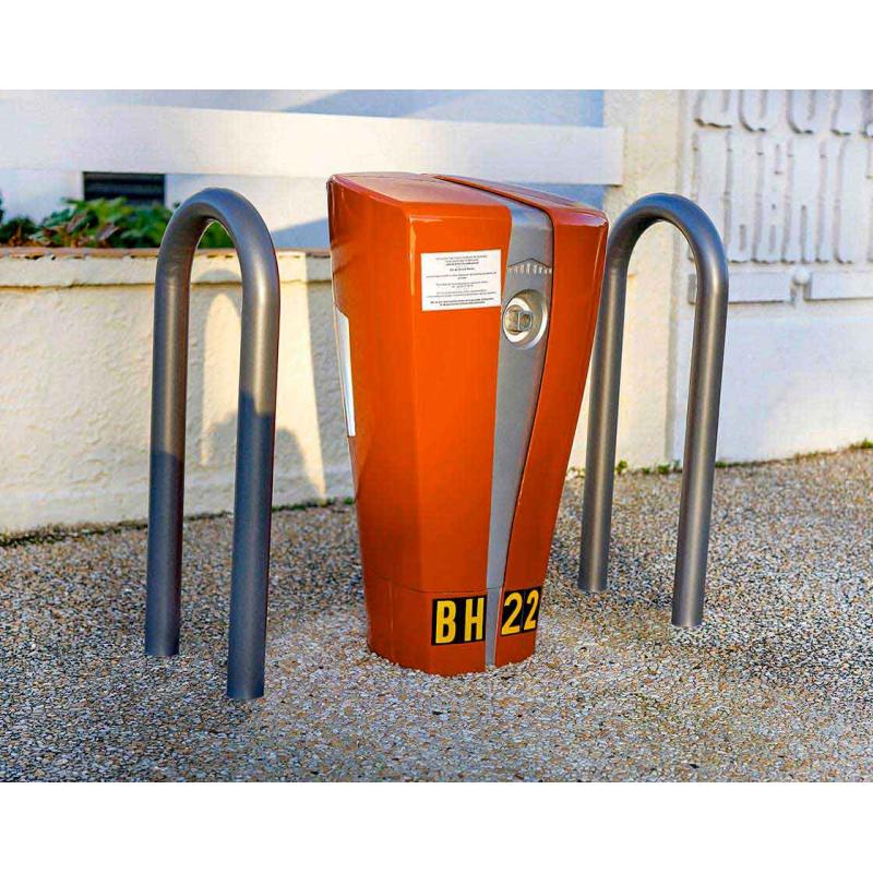 Steel U-Shaped Protector Ø 50 mm for Outdoor Infrastructure Protection