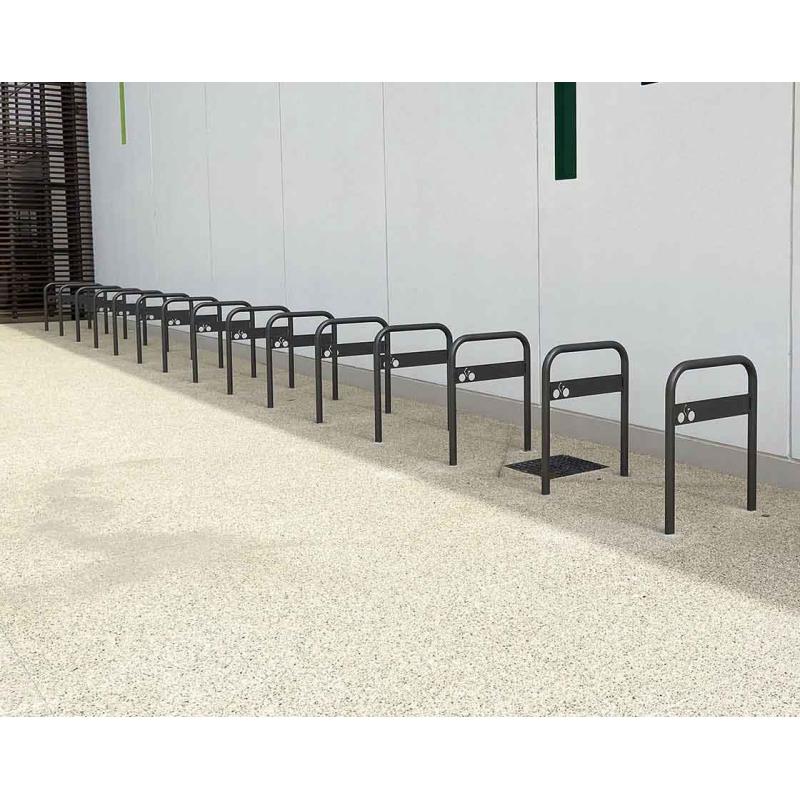 Bicycle Stand With Sign Panel Enhancing Bicycle Parking Solutions