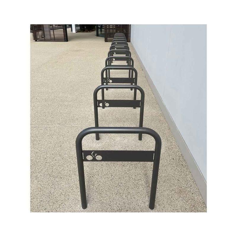 Bicycle Stand With Sign Panel Enhancing Bicycle Parking Solutions