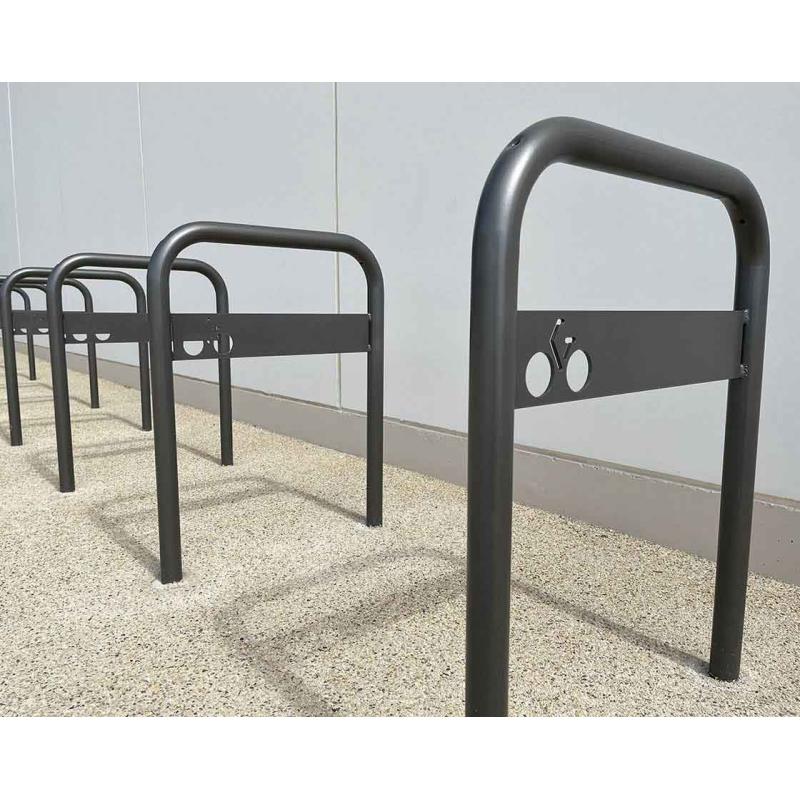 Bicycle Stand With Sign Panel Enhancing Bicycle Parking Solutions