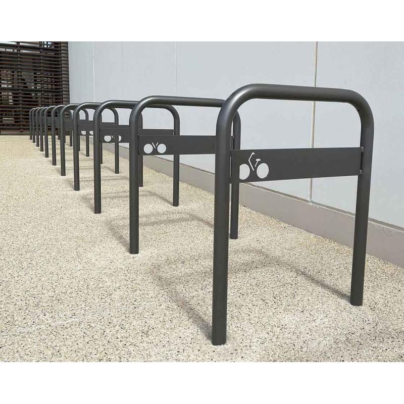 Bicycle Stand With Sign Panel Enhancing Bicycle Parking Solutions