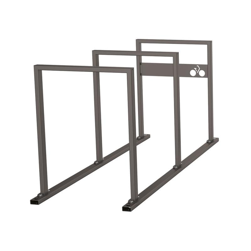 Chassis for Bicycle Stands on Base Plates Versatile Urban Parking Solutions