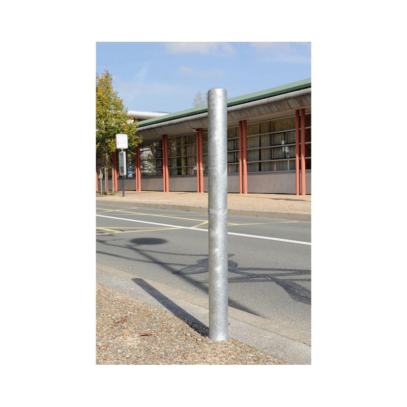 Galvanised Dome Top Steel Bollard A Seamless Blend of Elegance and Durability