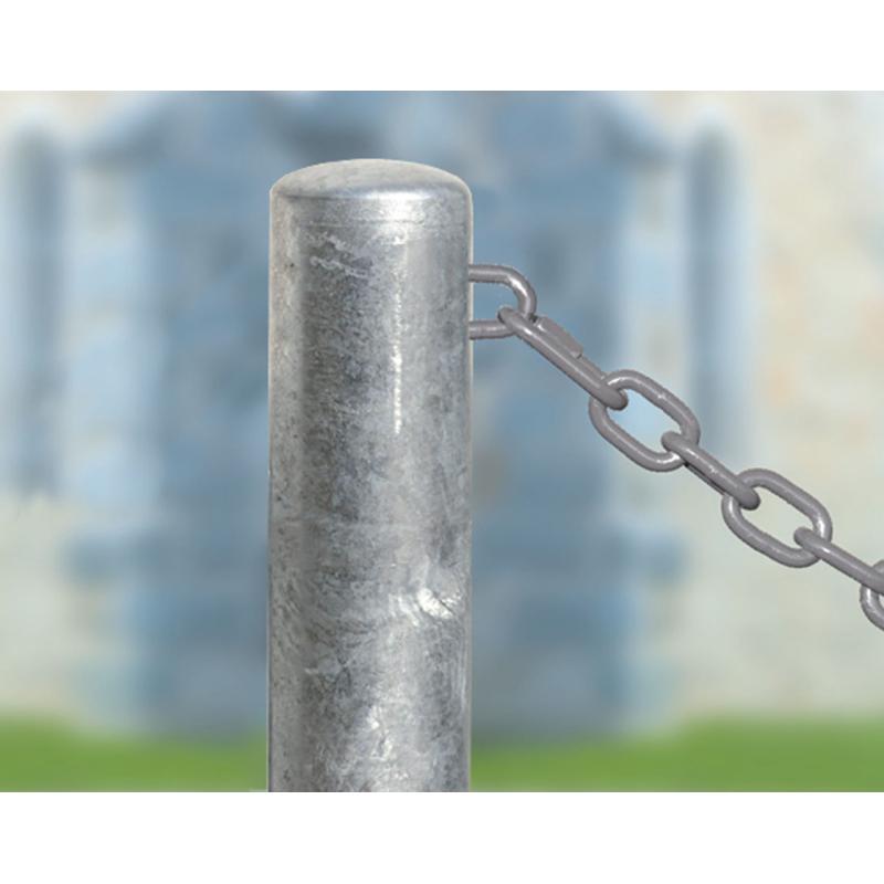 Enhance Urban Safety with Galvanised Dome Top Chain Posts