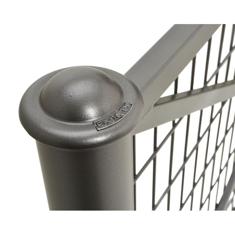 Customizable Agora Province Railing Safety Solution with 3 Frame Styles, 4 Top Caps, and Removable Option