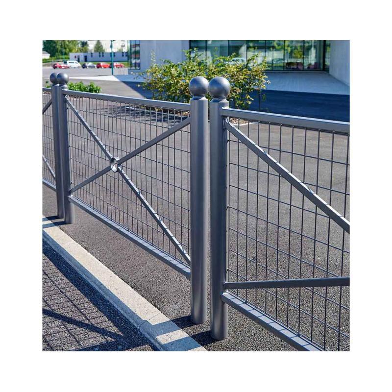 Sphere Province Railing Urban Safety Solution, 3 Styles, 4 Caps, Zinc Finish, Removable
