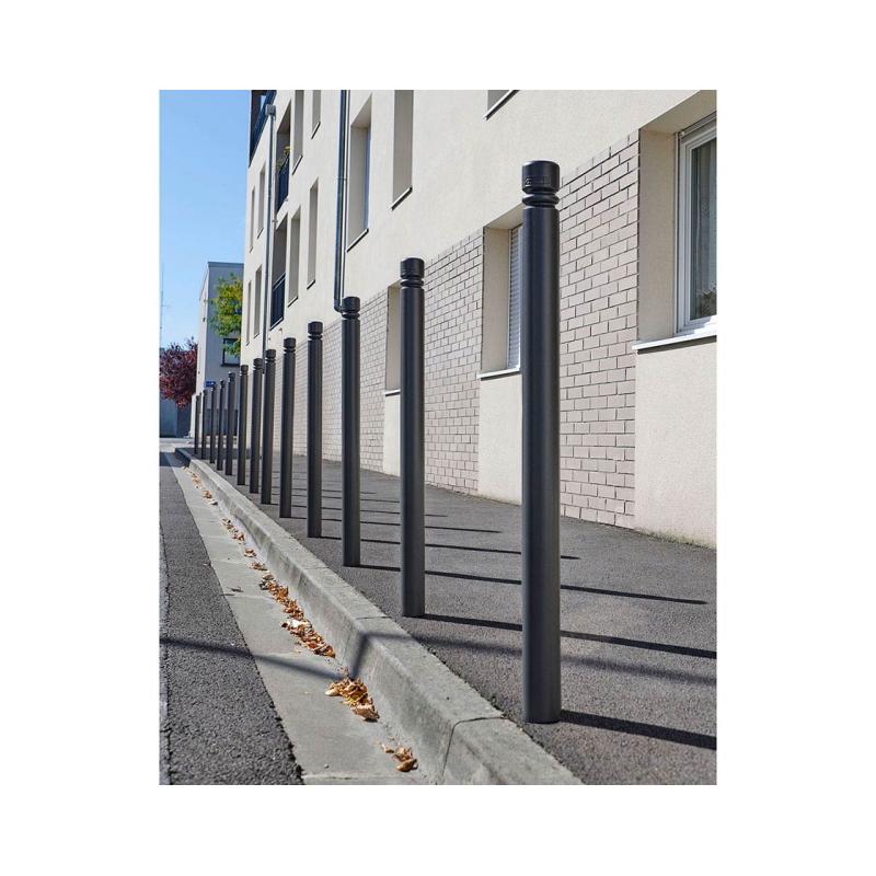 Enhancing Urban Protection and Aesthetics City Decorative Steel Bollard Ø76mm