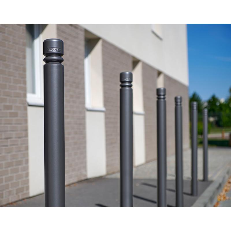 Enhancing Urban Protection and Aesthetics City Decorative Steel Bollard Ø76mm