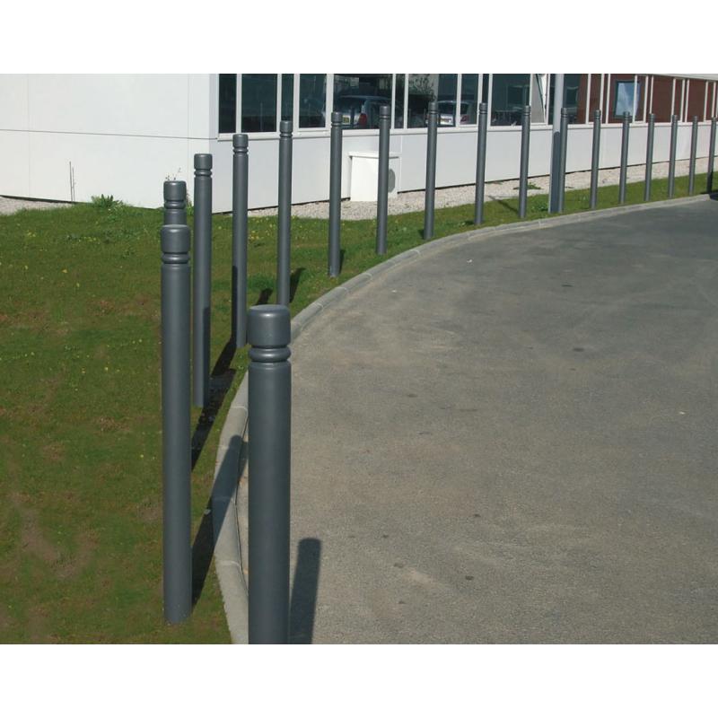 Enhancing Urban Protection and Aesthetics City Decorative Steel Bollard Ø76mm