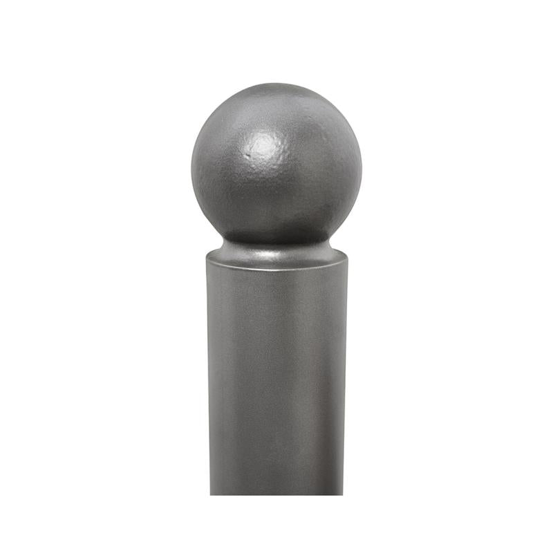 Sophisticated Sphere Decorative Steel Bollard Ø76mm Elevating Urban Landscapes