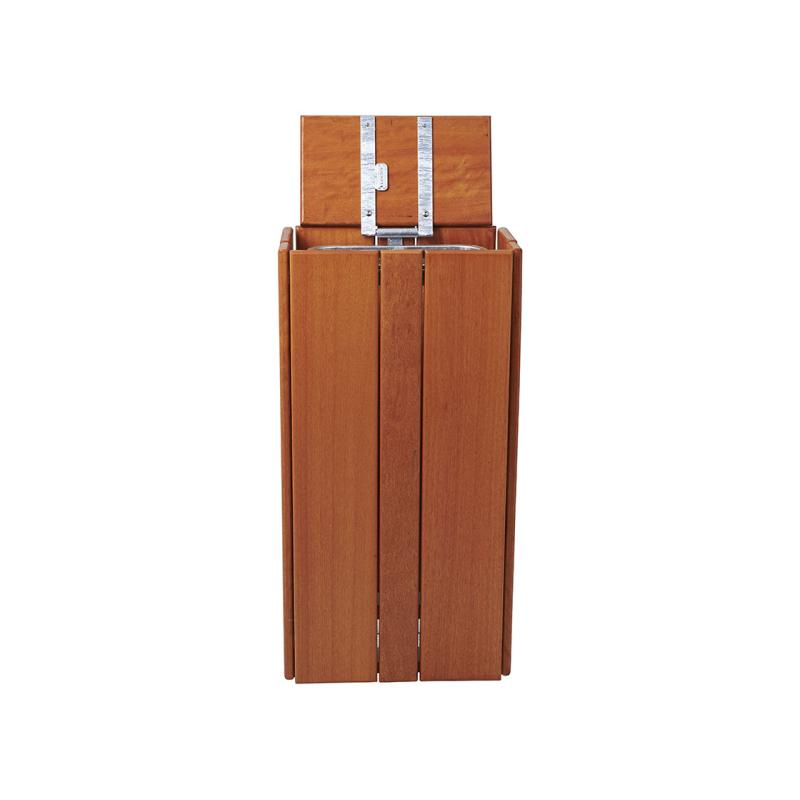 Seville wooden litter bins – rectangular - 100 litres