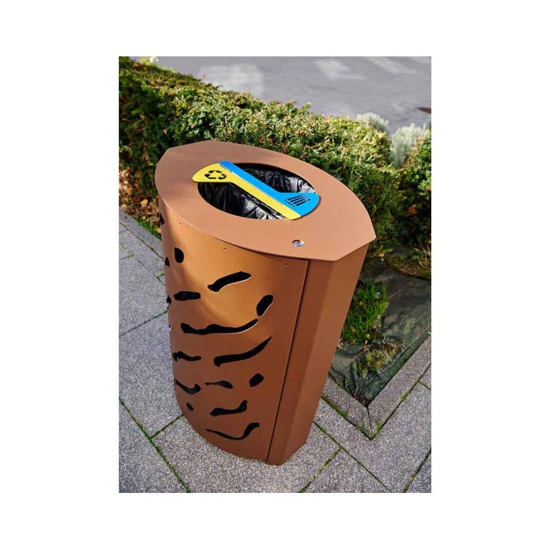 Venice recycling point bin 2 x 60 litres