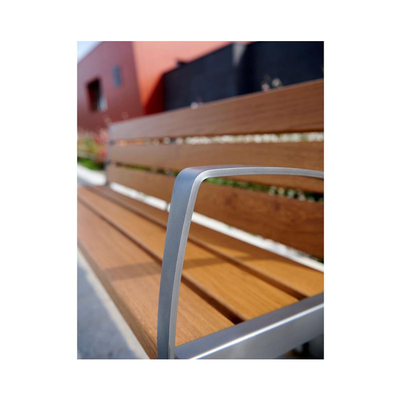 Silaos® Bench ( Mahogany Stained PEFC Certified French Oak )