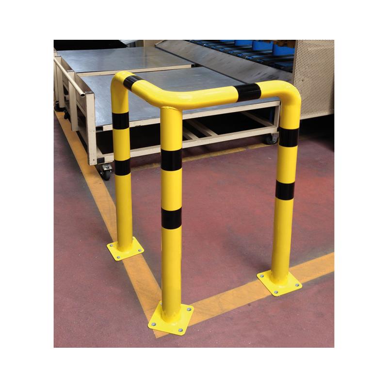 High Impact Ø76 mm Corner Safety Barrier with Enhanced Stability and Durability