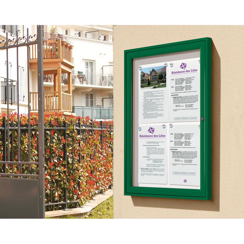 'Tradition' Outdoor Notice Boards Slimline, Elegant, and Compact Document Protection Solution