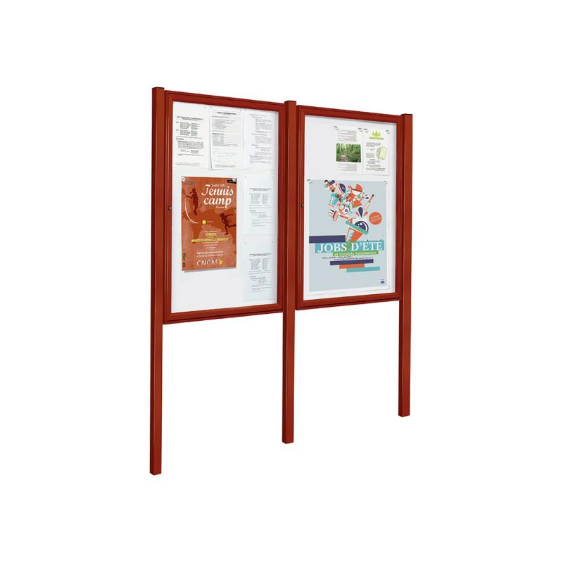 'Tradition' Outdoor Notice Boards Slimline, Elegant, and Compact Document Protection Solution