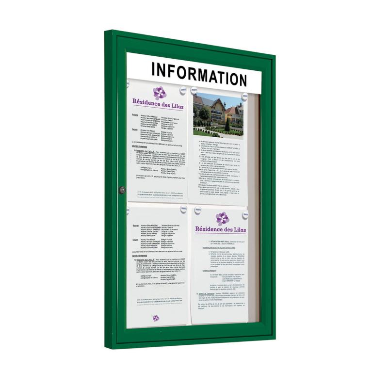 Enhance Your Outdoor Display with 'Tradition' Outdoor Notice Boards Featuring Internal Header