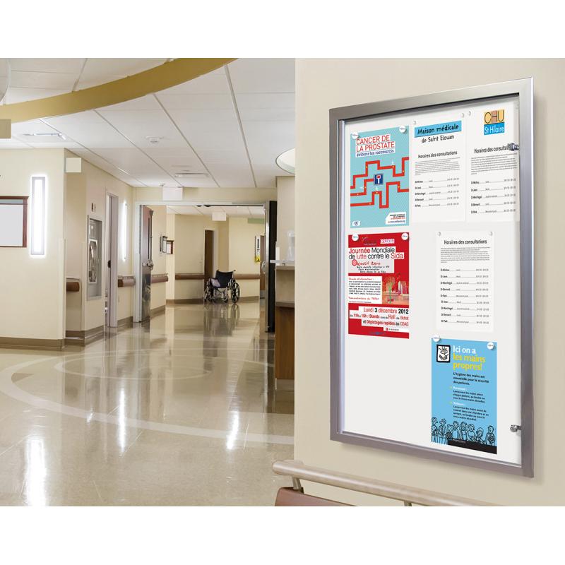 "ECO 100" Ultra Slim Indoor Notice Boards: Stylish, Functional, and Economical