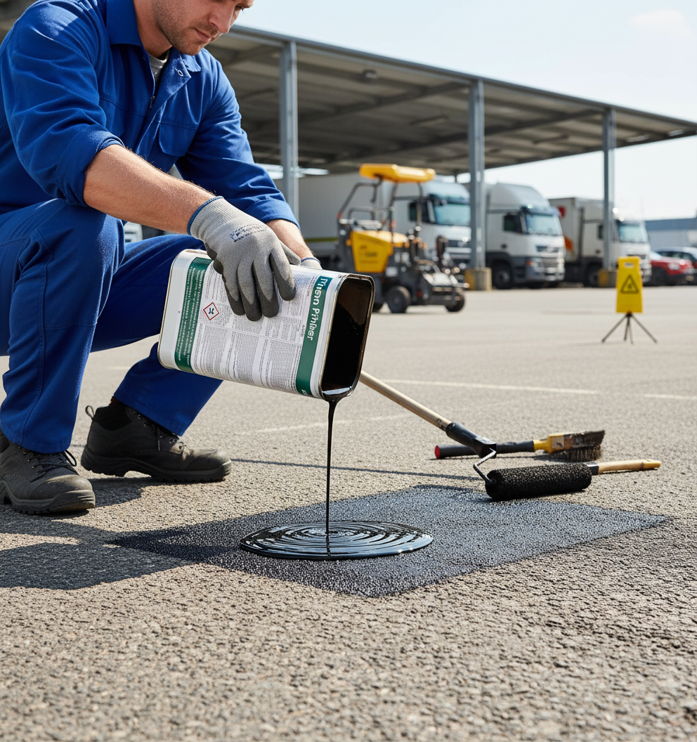 Premium Solvent-Based Thermo Primer 4L for Durable Adhesion to Asphalt and Concrete in Traffic Marking