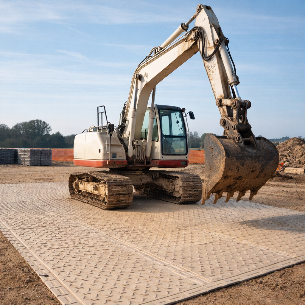 Heavy Duty Traction Mats – 2400x1200x15mm – Non-Slip – Vehicle & Pedestrian Use