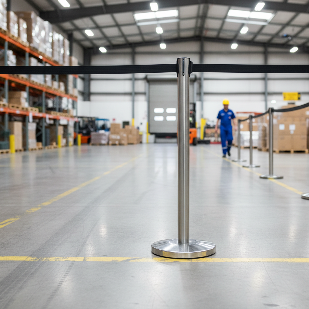 Premium Receiver Post for Belt Stanchions - Eco-Friendly Steel Construction for Queue Management