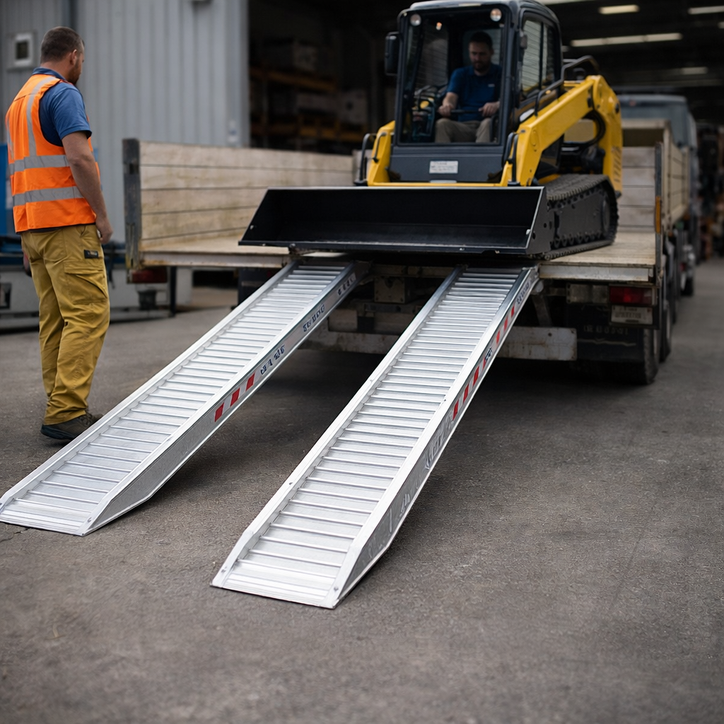 Aluminium Loading Ramps – 2500x510mm – 14000kg Capacity – Vehicle Access